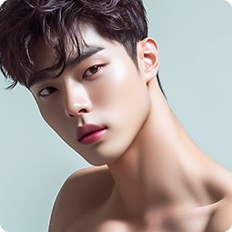 셀피 후기 사진 — 남성 옆얼굴(맨 어깨)