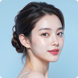 셀피 후기 사진 — 올림머리 여성 옆얼굴